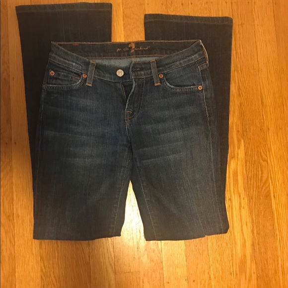 7 for all Mankind Bootleg Jeans - medium blue wash - Picture 4 of 6